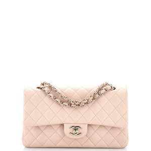 Chanel Medium Classic Double Flap Bag Quilted Caviar